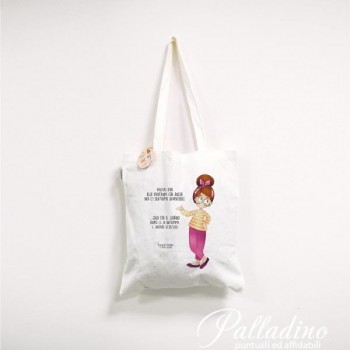 BORSA IN COTONE PENSIERI...