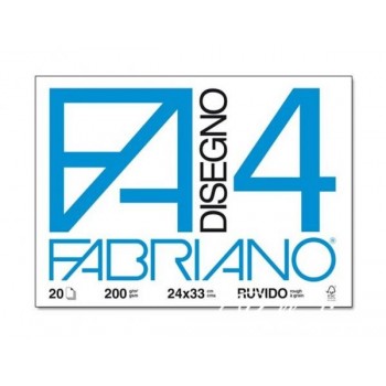 BLOCCO FABRIANO F4 24X33CM...